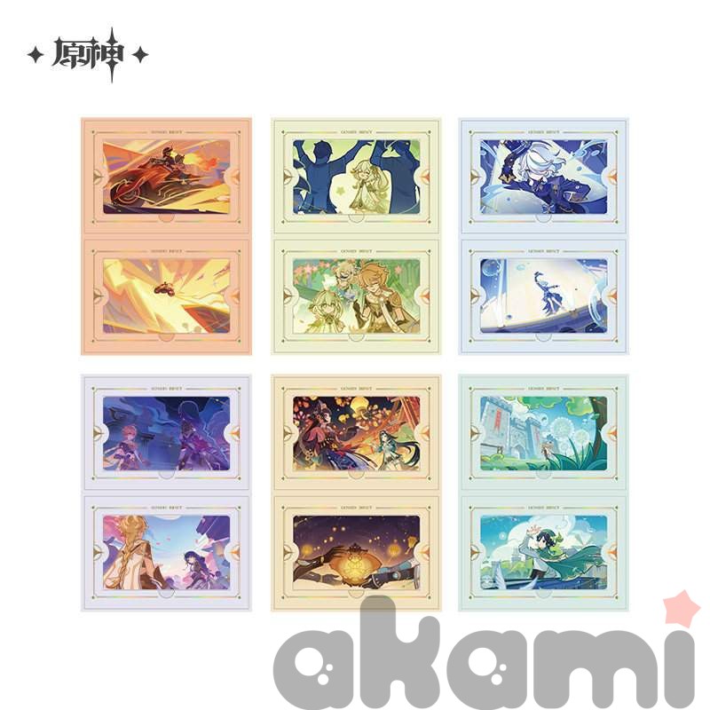 Значок и набор карточек The long way home (Genshin Impact) - 1