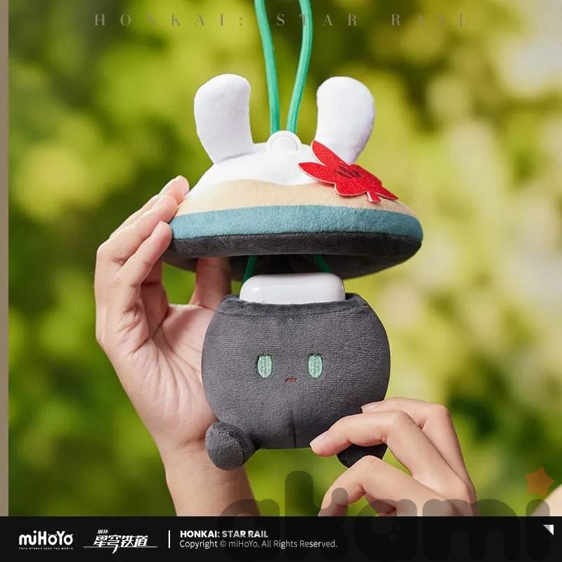 Мягкий чехол для наушников Грибочки Mushroom Bunny (Honkai: Star Rail) - 1