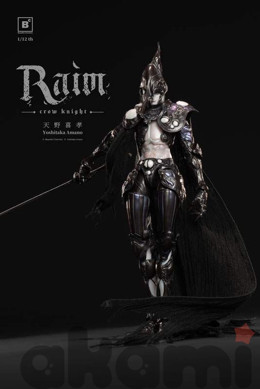 РАИМ Beautiful Chemistry x Yoshitaka Amano Crow Knight 1/12 (Final Fantasy) - 10
