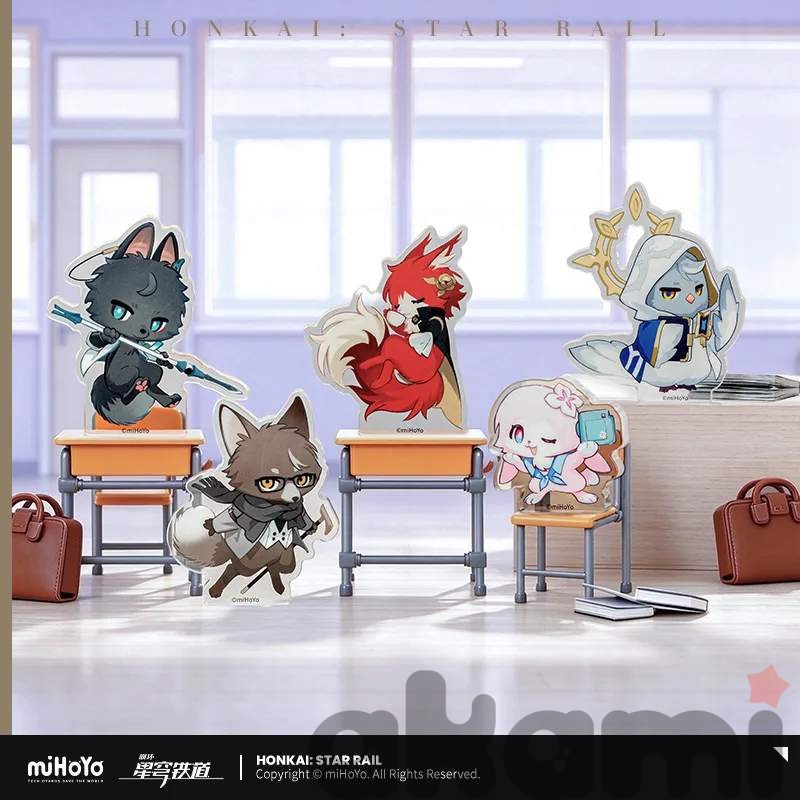 Акриловый стенд чиби Fluffy Across the Blue (Honkai: Star Rail) - 1