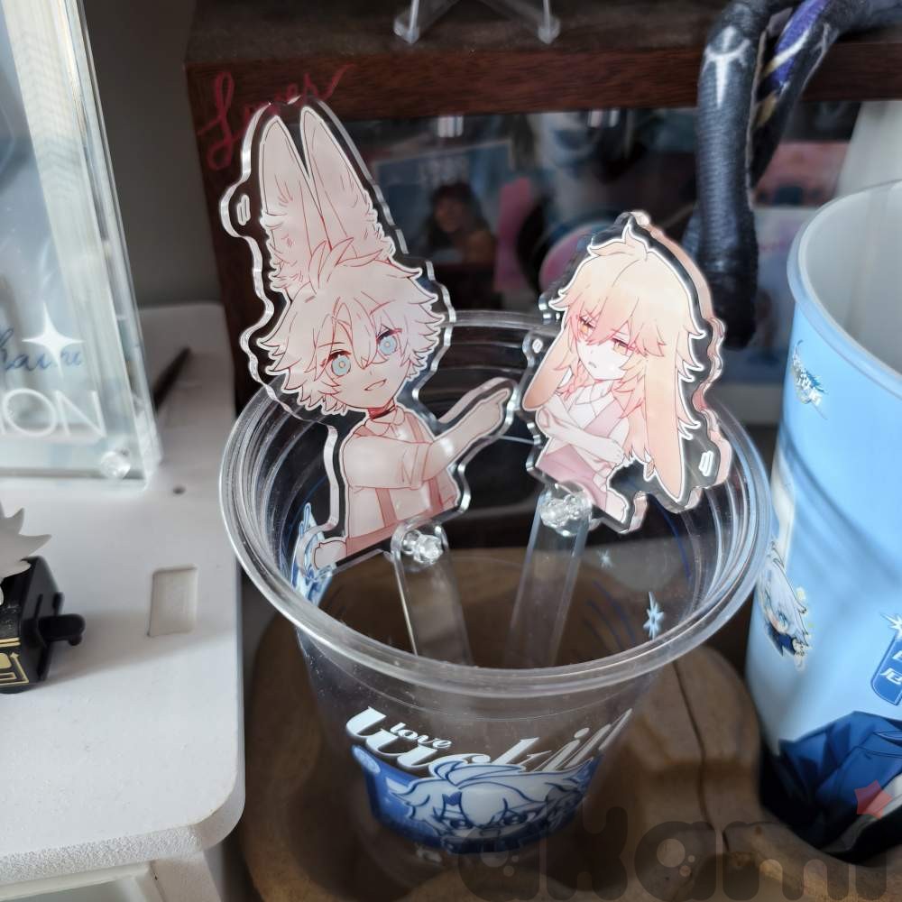 Авторский мерч Мидей и Фаенон Winter Story (Honkai: Star Rail) - 8