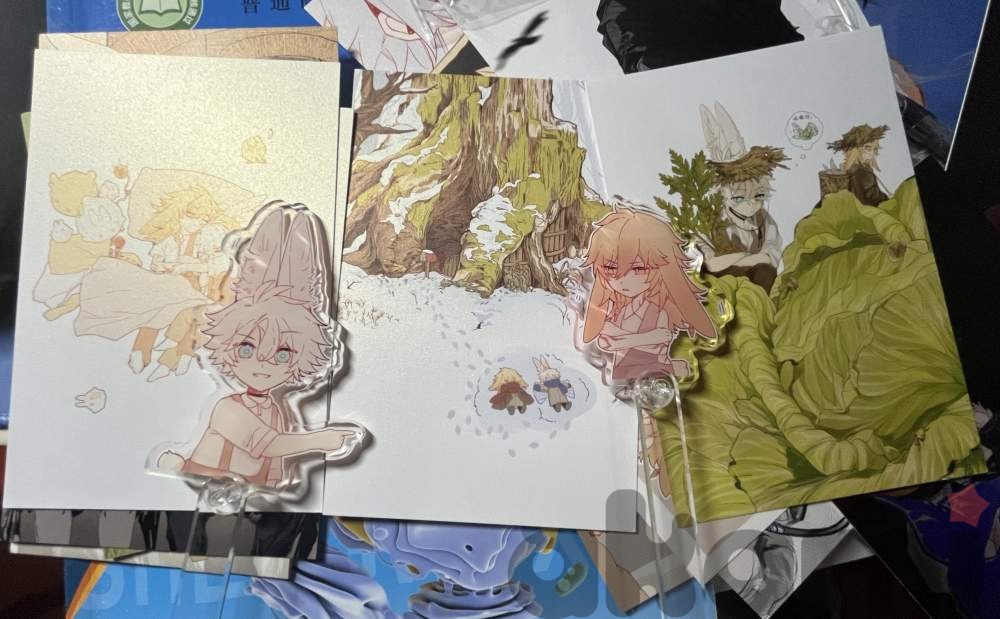 Авторский мерч Мидей и Фаенон Winter Story (Honkai: Star Rail) - 5