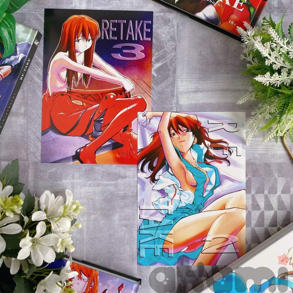 Evangelion Re-Take манга набор из 4х томов  - 10