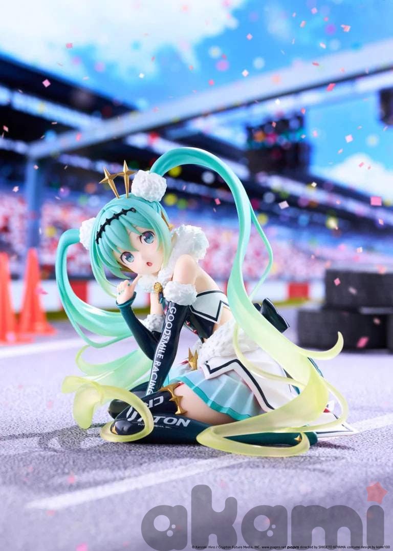 Хатсуне Мику Kuji Racing Miku 2018 Ver. Prize B Round 8 - 2