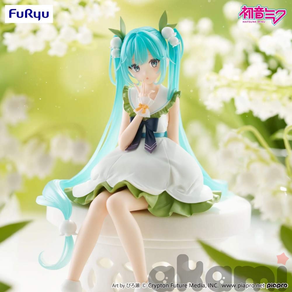 Noodle Stopper Figure Hatsune Miku Flower Fairy Lily of the Valley ver. - 1