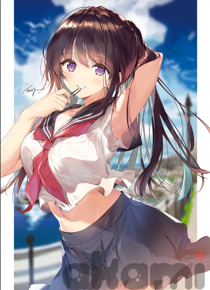 JULY Necom illustrator Summer Beauty 1/6 - 7