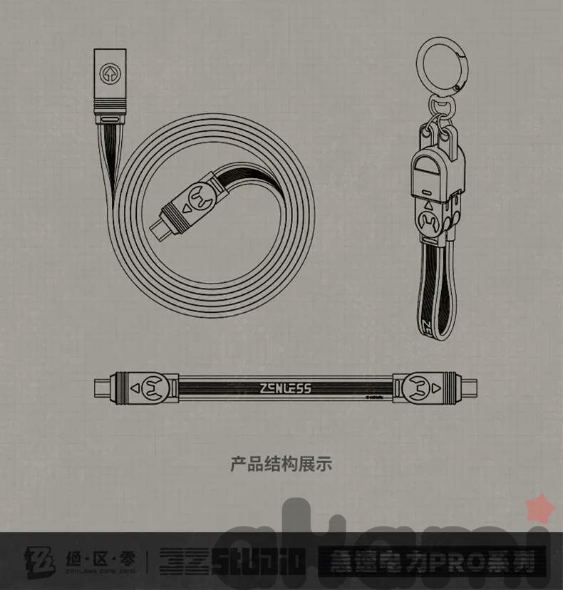 Модульный кабель быстрой зарядки Bangboo Charge Series (Zenless Zone Zero) - 5