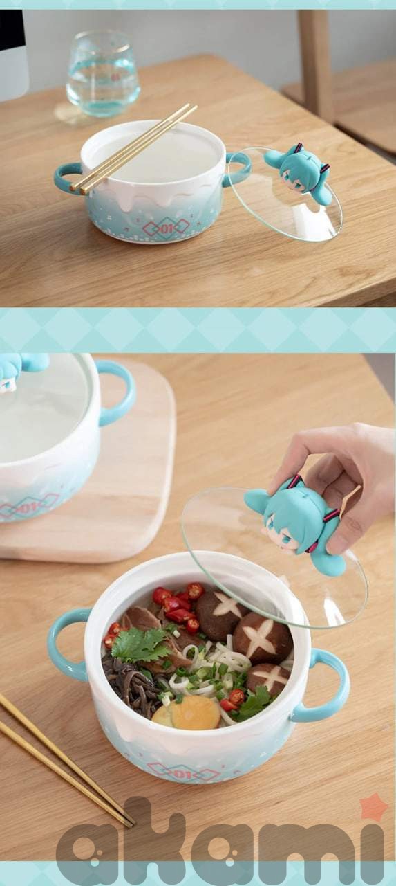 Хатсуне Мику Angry Pouty Face Bowl (with lid) - 7