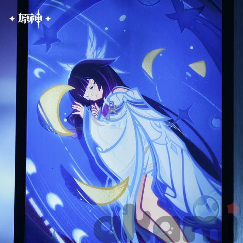 Акриловая картина Moon Maiden Columbina (Genshin Impact) - 2