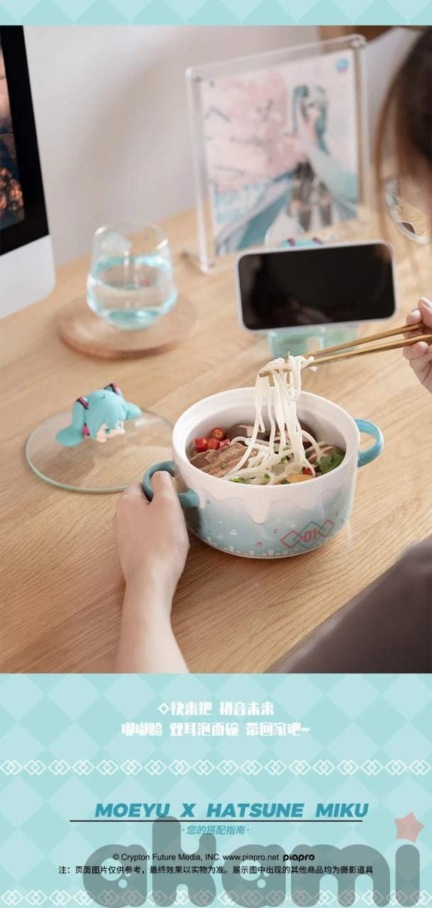 Хатсуне Мику Angry Pouty Face Bowl (with lid) - 9