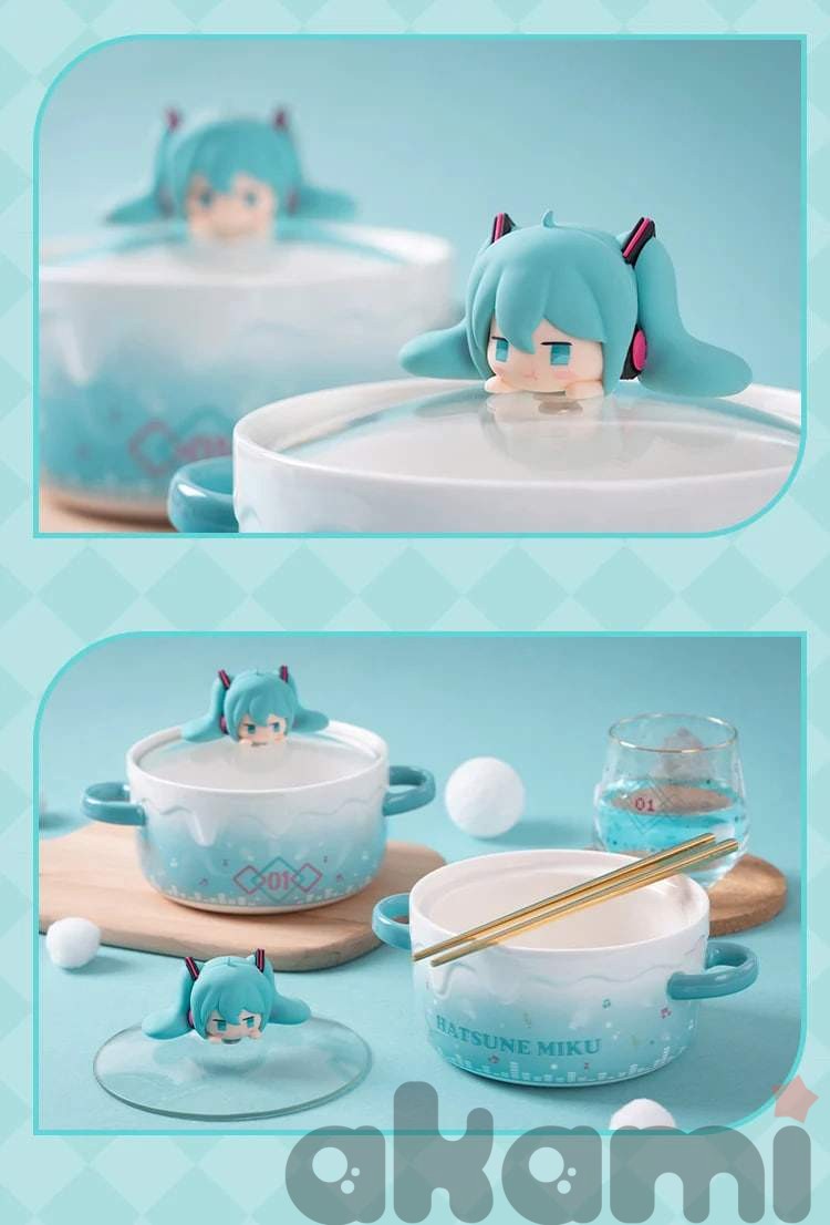 Хатсуне Мику Angry Pouty Face Bowl (with lid) - 3