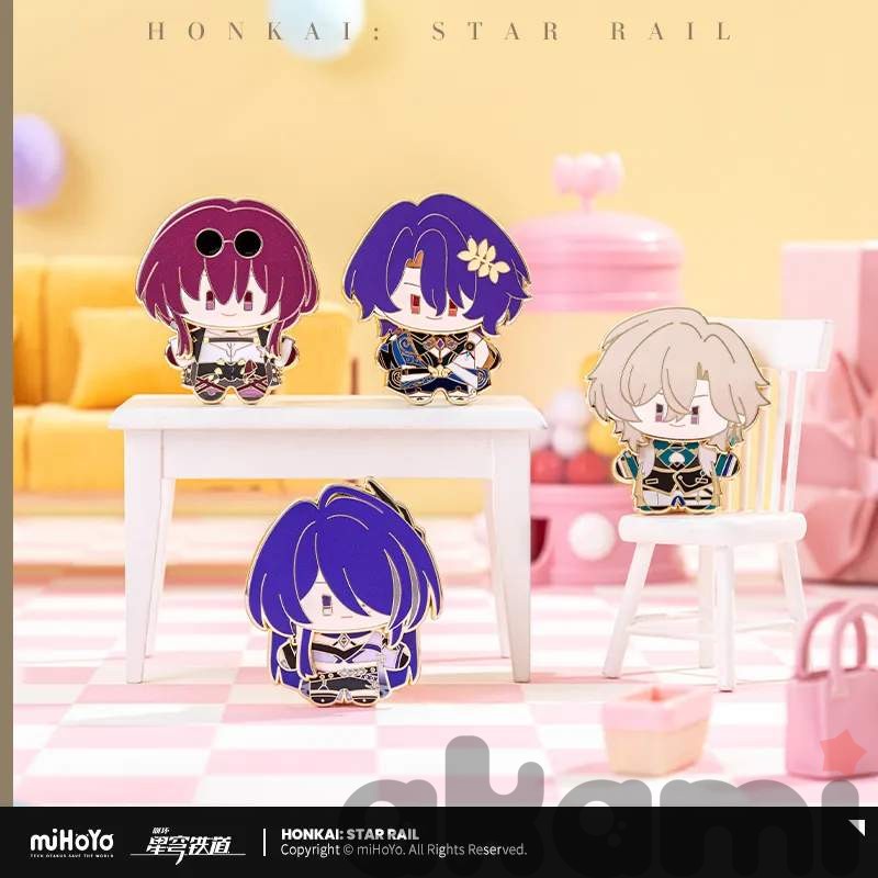 Металлический пин Авантюрин Chibi Series (Honkai: Star Rail) - 1