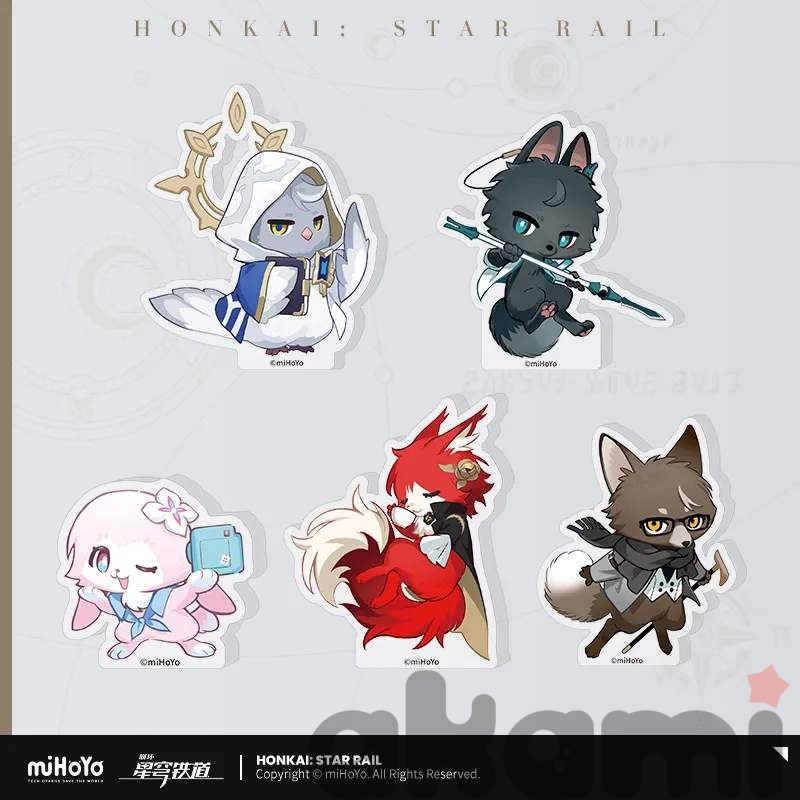 Акриловый стенд чиби Fluffy Across the Blue (Honkai: Star Rail) - 3