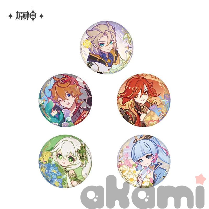 Значок и акриловый блок Voicemail of Fragrance (Genshin Impact) - 1