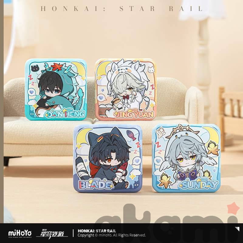 Значок чиби Цзинь Юань Boys Dorm Series (Honkai: Star Rail) - 1