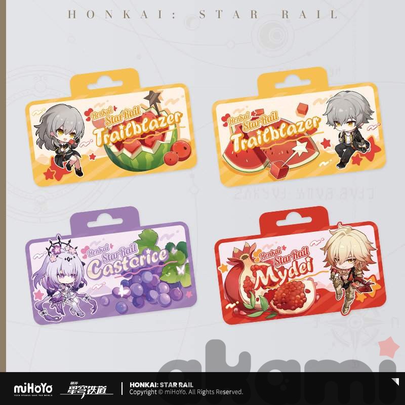 Акриловый зажим Fruity Summer Chibi (Honkai: Star Rail)