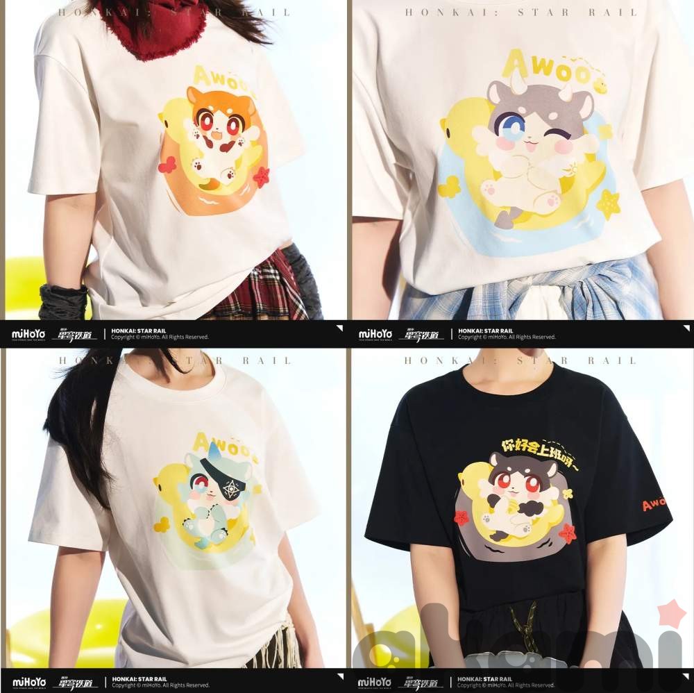 Футболка с химерой в ассорт. Awoo Awoo Chimera Series (Honkai: Star Rail)