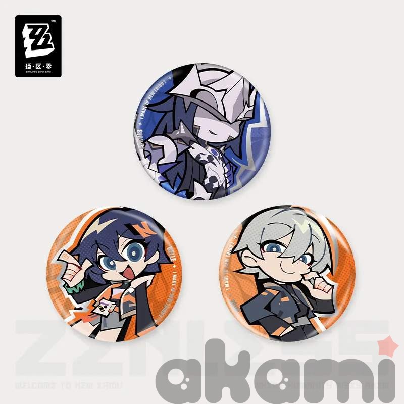 Значки New Eridu Chibi Прокси (Zenless Zone Zero)