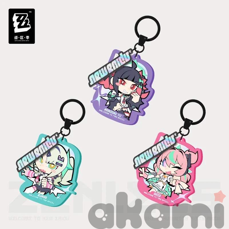 Брелоки New Eridu Chibi Ангелы наваждения (Zenless Zone Zero)