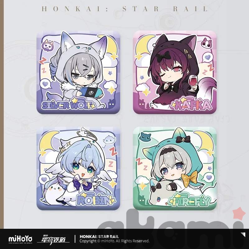 Значок чиби Общежитие девушек Girls Dorm Series (Honkai: Star Rail)
