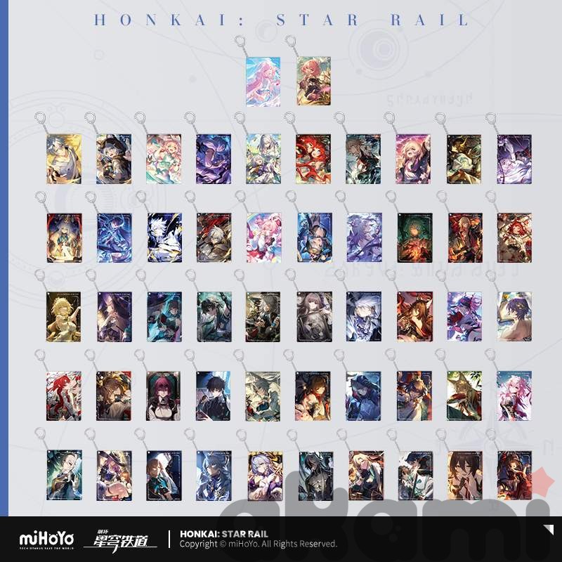 Акриловый брелок Световой конус (Honkai: Star Rail)