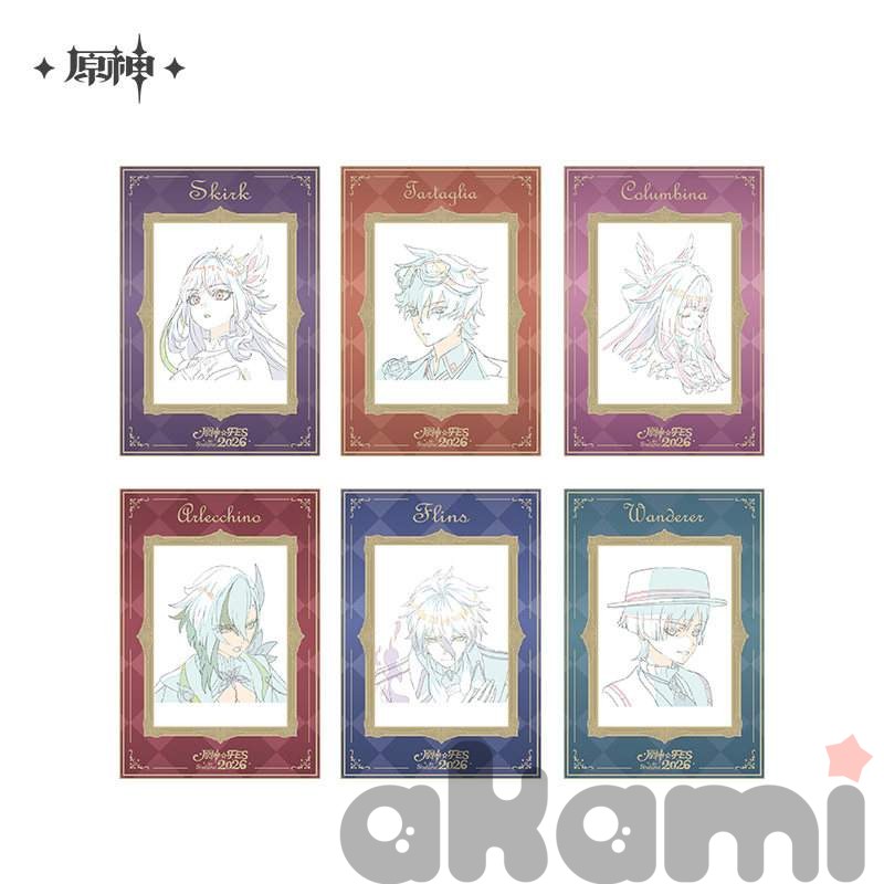 Набор карточек FES 2026 (Genshin Impact)