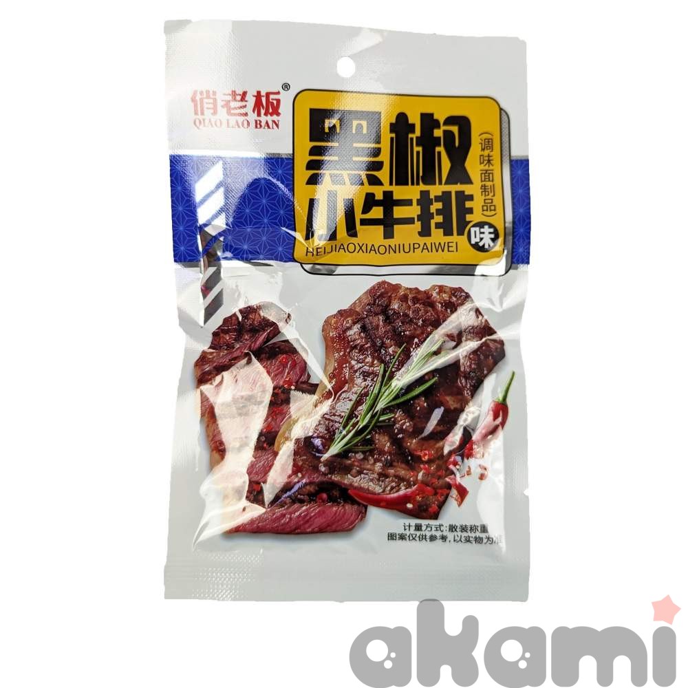 Соевый снек острый "Qiao Lao" со вкусом телятины (20гр*30шт*14)