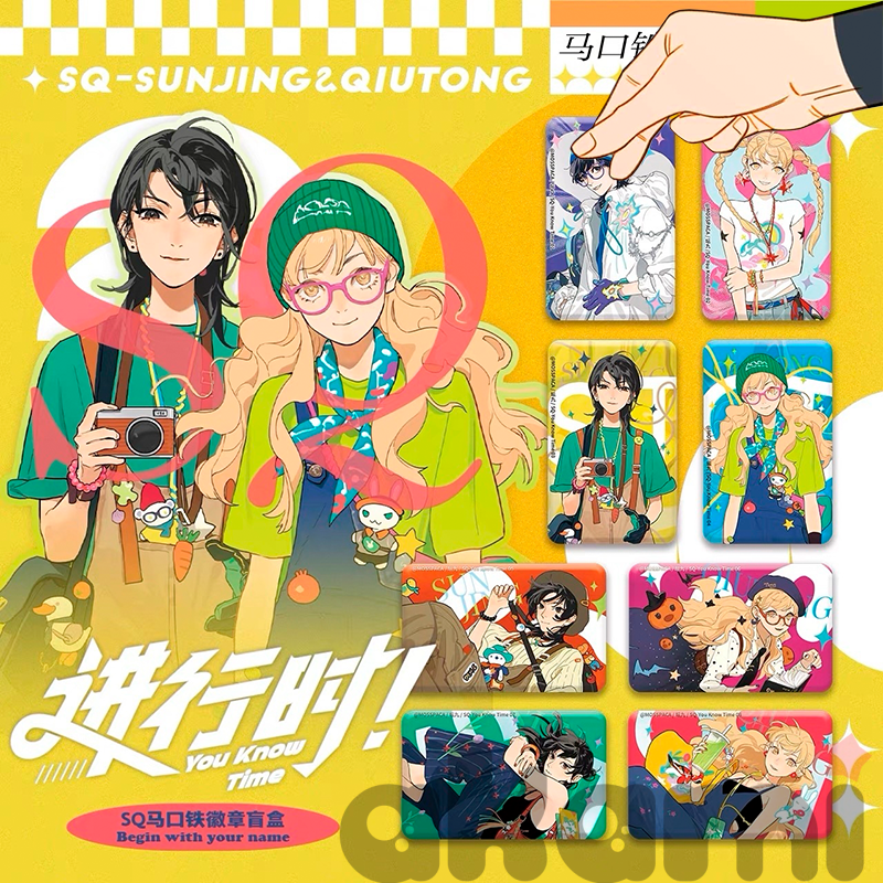 Mosspaca Их история (Тань Цзю) рандомный значок You know time (Спецзаказ)