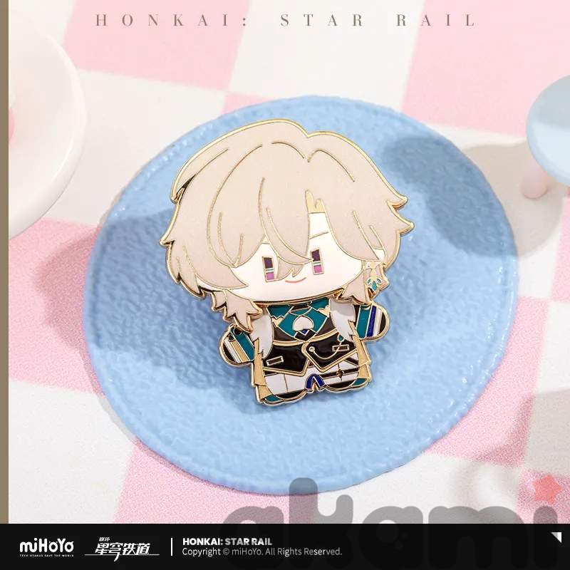 Металлический пин Авантюрин Chibi Series (Honkai: Star Rail)