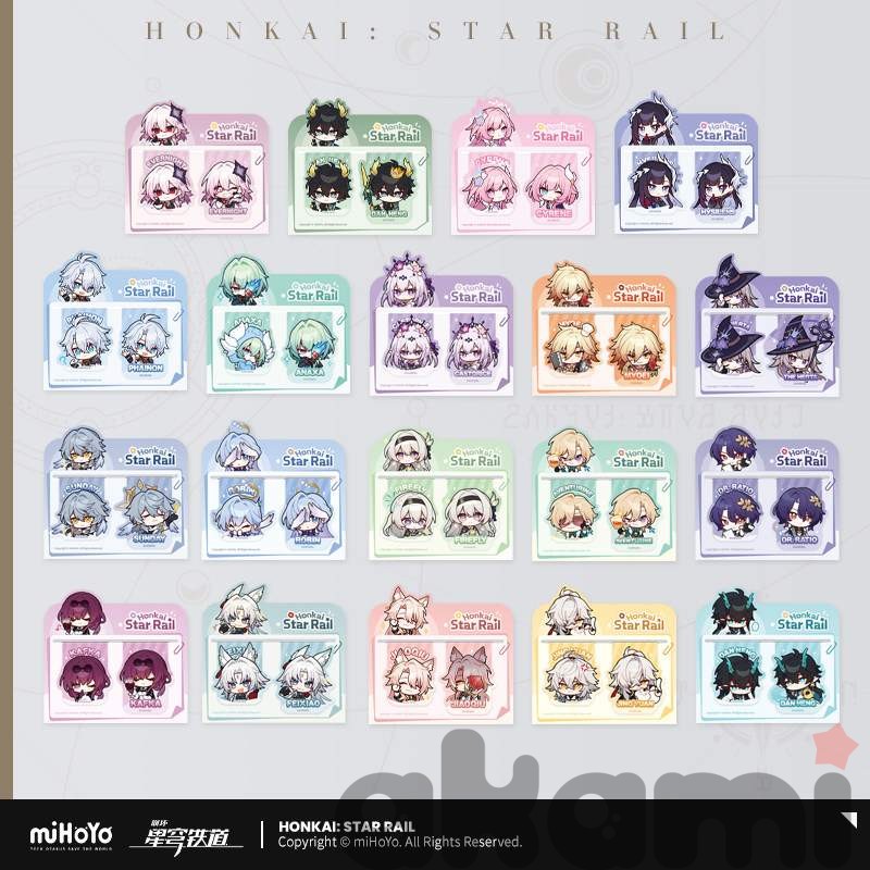 Набор магнитных закладок Pom-Pom Gallery (Honkai: Star Rail)