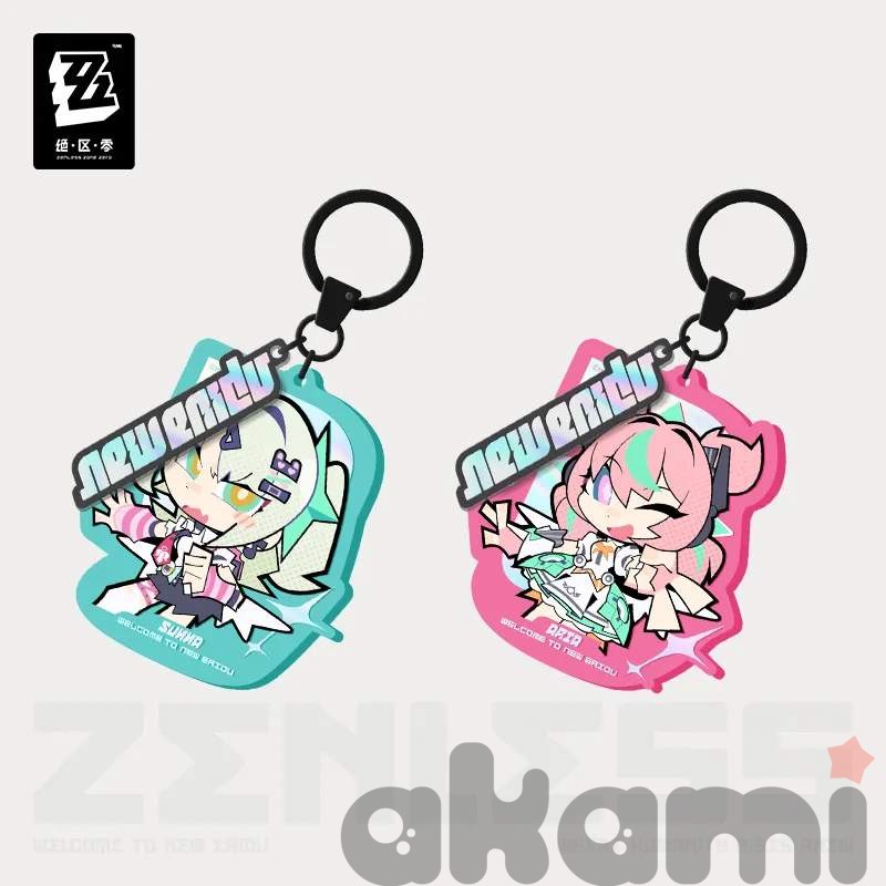 Брелоки New Eridu Chibi Ангелы наваждения (Zenless Zone Zero)