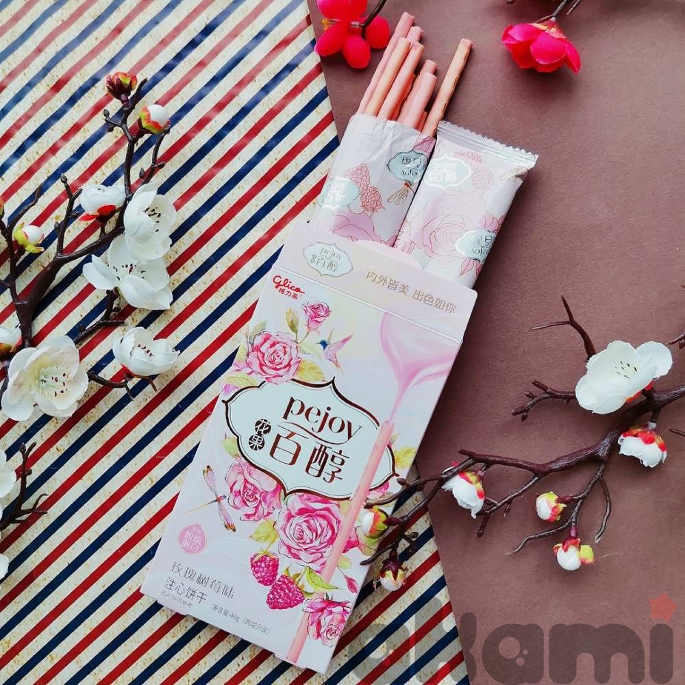 Хлебные палочки «Pejoy» со вкусом малины розы, 48гр.