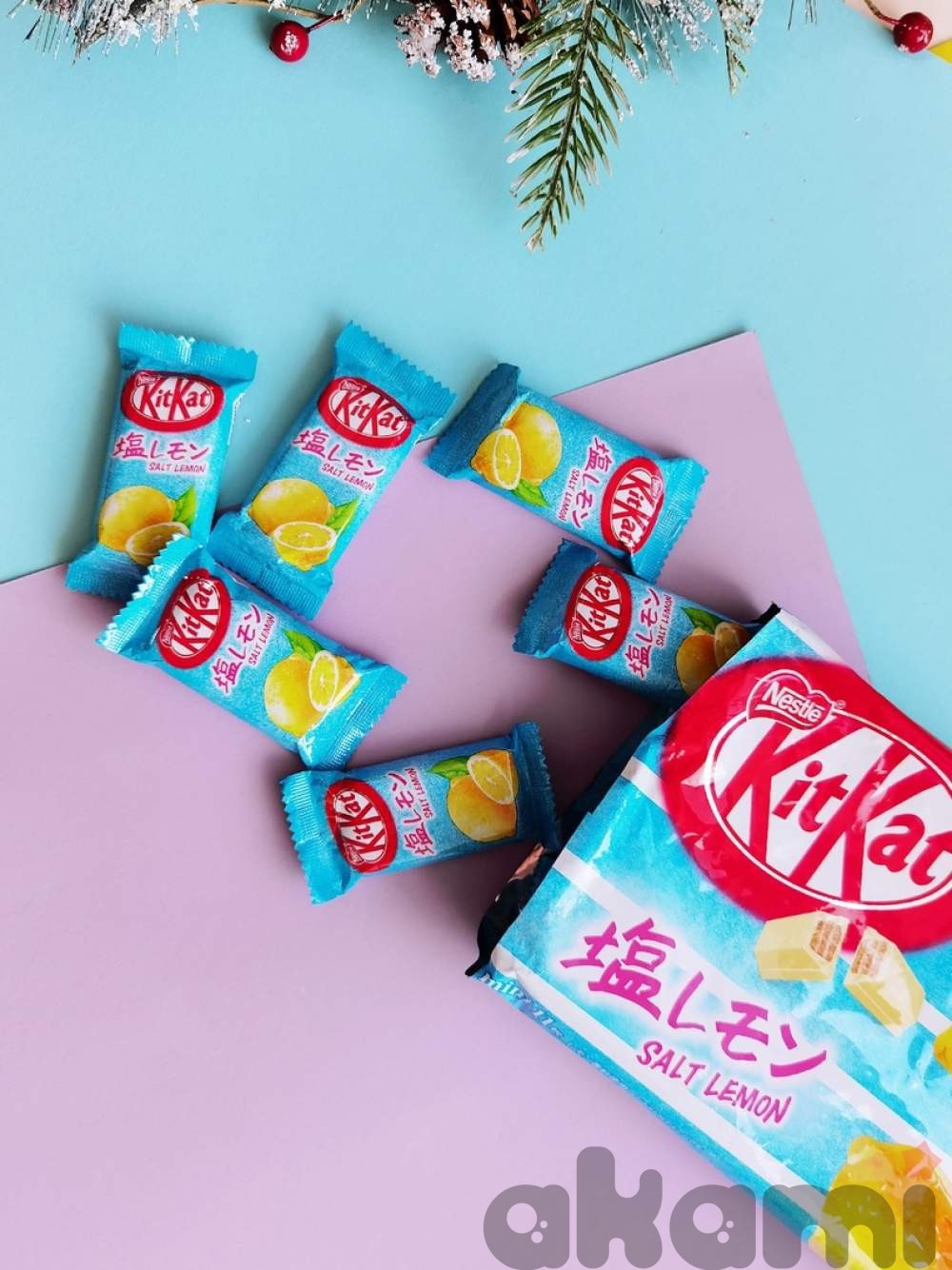 Шоколад «Kit kat» со вкусом соленого лимона, 140гр. - Жвачки, шоколад и  прочее | Аниме-магазин «Аками»