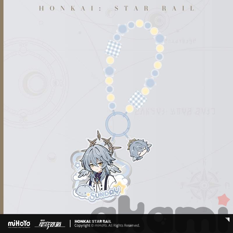 Акриловый брелок Воскресенье Boys Dorm Series (Honkai: Star Rail)