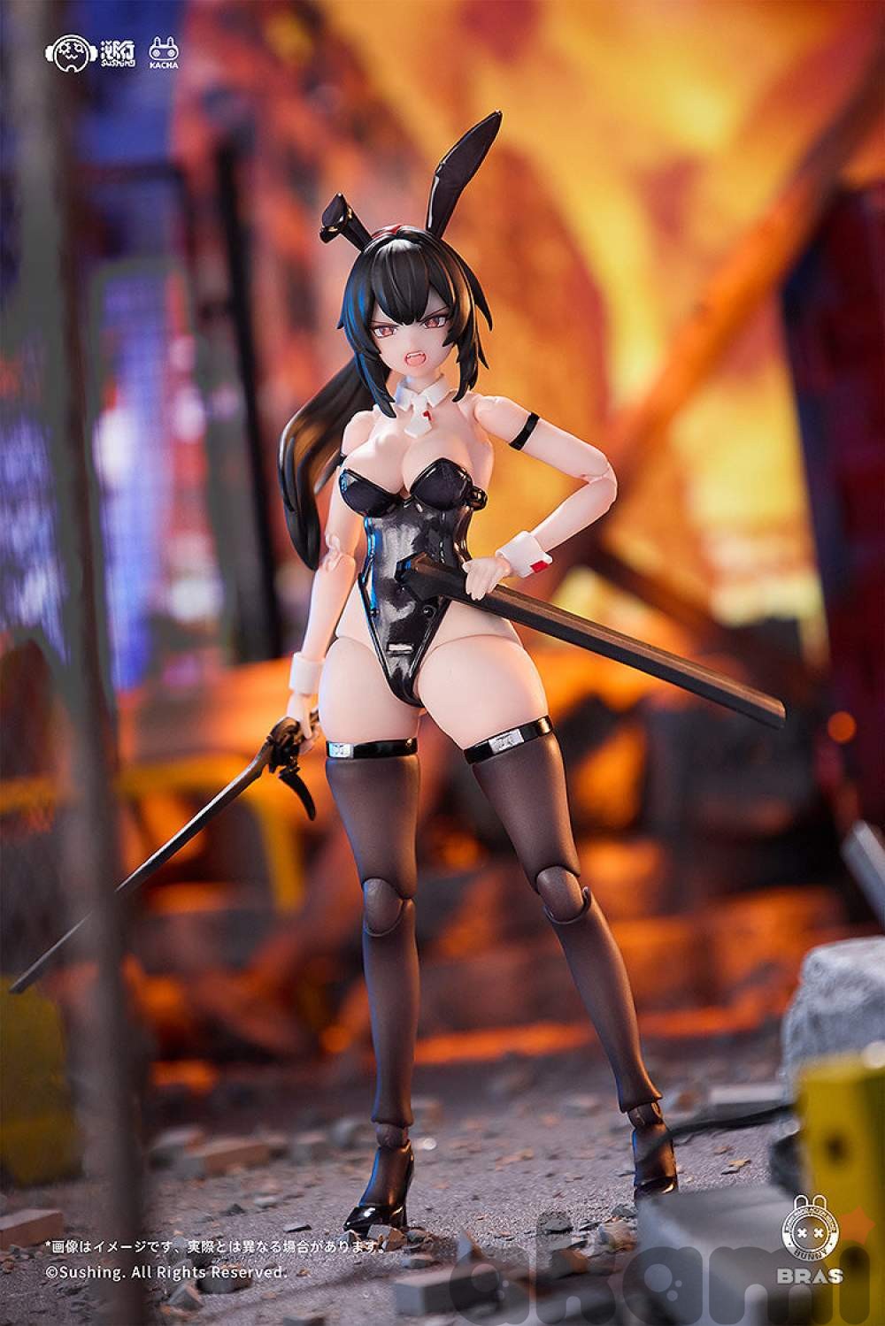Руна Bunny Rapid Action Squad Attacker Luna 1/12 Scale Action Figure
