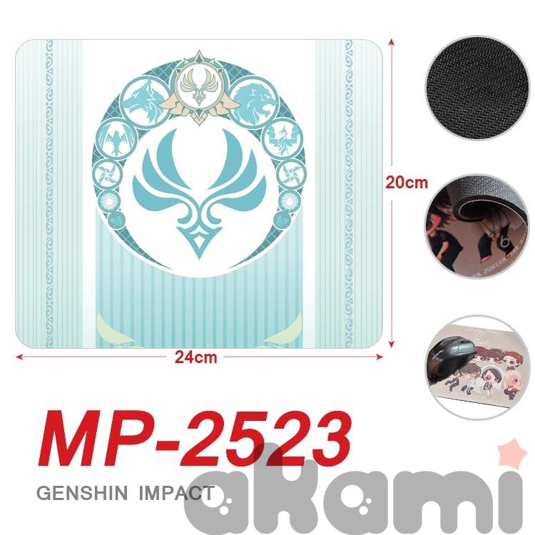 Genshin Impact анемо коврик для мыши 20х24 см 872 shg50