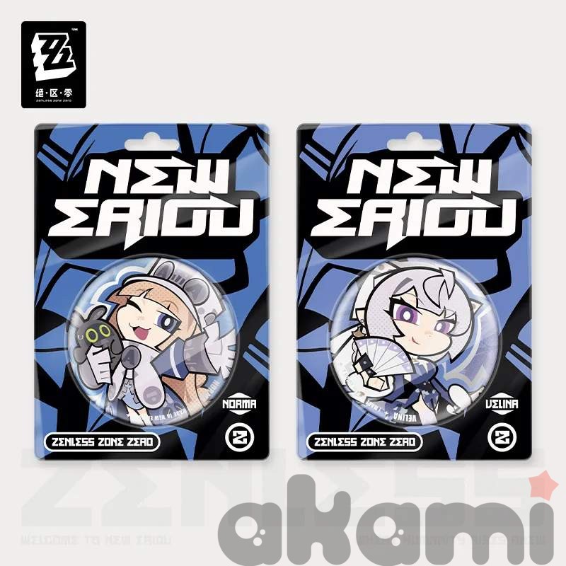 Значки New Eridu Chibi Городской департамент внешней стратегии (Zenless Zone Zero)