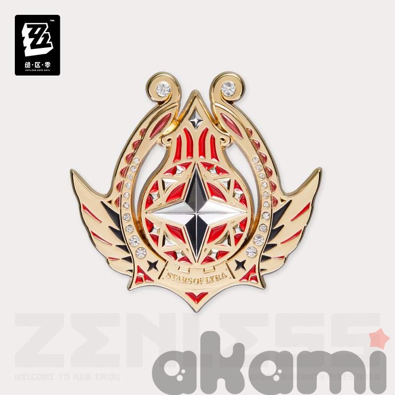 Металлический значок Созвездие Лиры Фракции vol.3 (Zenless Zone Zero)