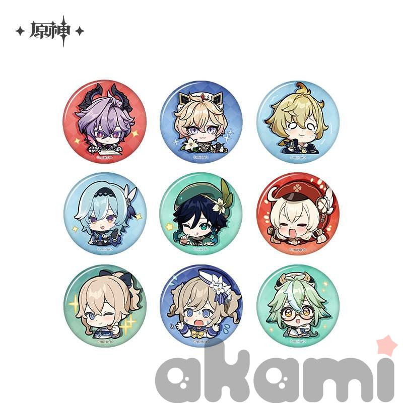 Значки Mondstadt Chibi Character (Genshin Impact)