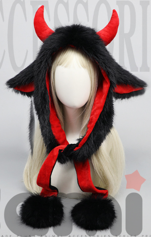 Шапка чёрный бык cd767 shg13