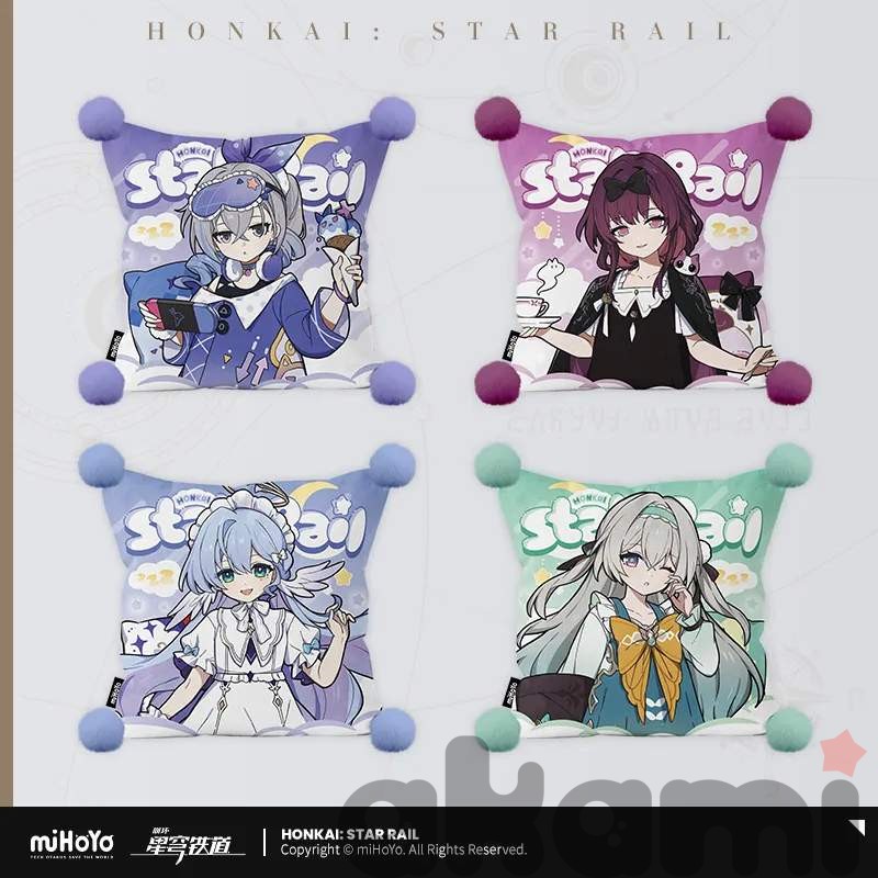Подушка 45х45 см Общежитие девушек Girls Dorm Series (Honkai: Star Rail)