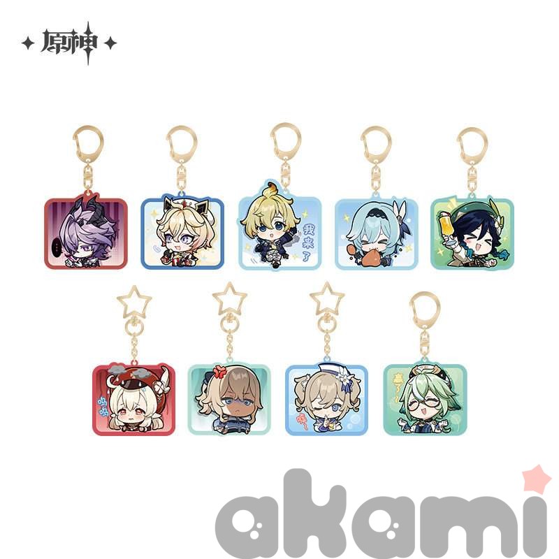 Брелоки Mondstadt Chibi Character (Genshin Impact)