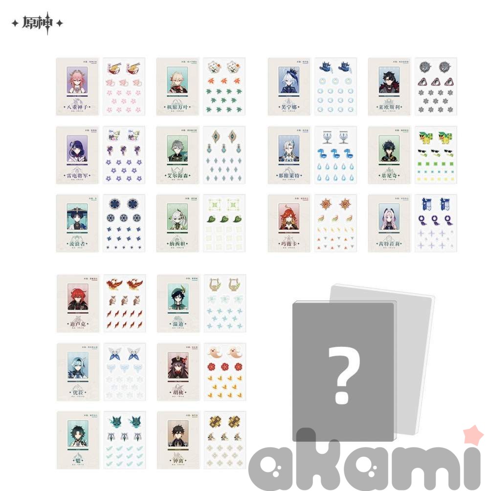 Мини стенд-шейкер с персонажами (Genshin Impact)