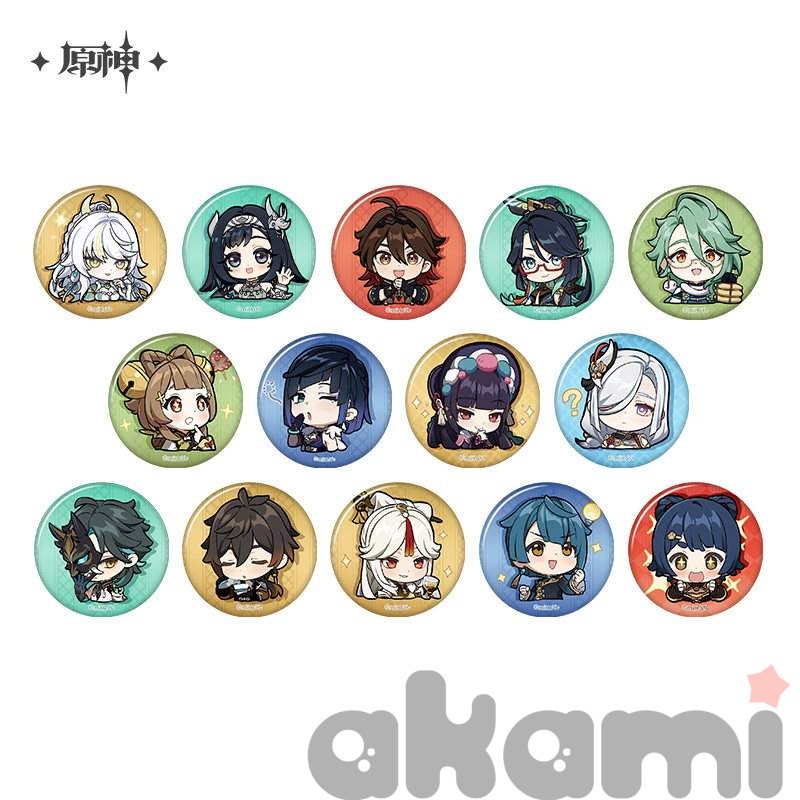 Значки Liyue Chibi Character (Genshin Impact)