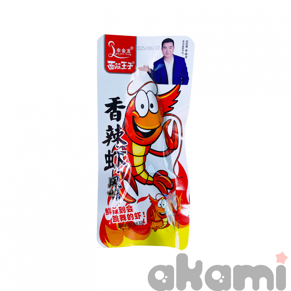 Соевая закуска Lyu jin long (VV Food and Beverage) со вкусом сочной креветки 24гр (30шт в блоке) (бе