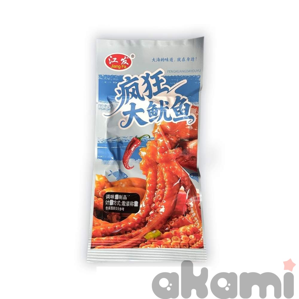 Соевая закуска "Spicy Strips" (VV Food and Beverage Co) со вкусом пикантного кальмара 20гр (30шт в б