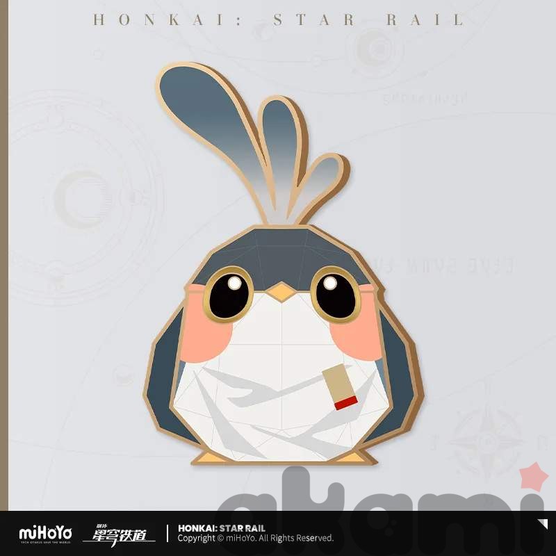 Металлическая закладка Первопроходец Origami Bird Clash (Honkai: Star Rail)