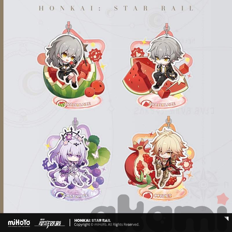 Акриловый стенд брелок Fruity Summer Chibi (Honkai: Star Rail)
