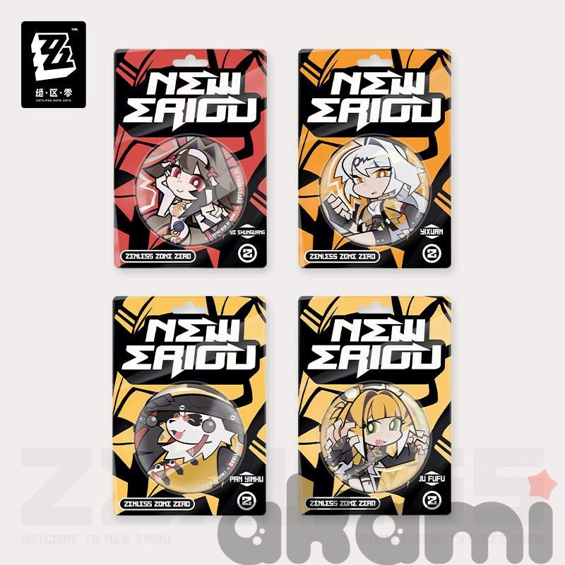 Значки New Eridu Chibi Школа горы Юнькуй (Zenless Zone Zero)