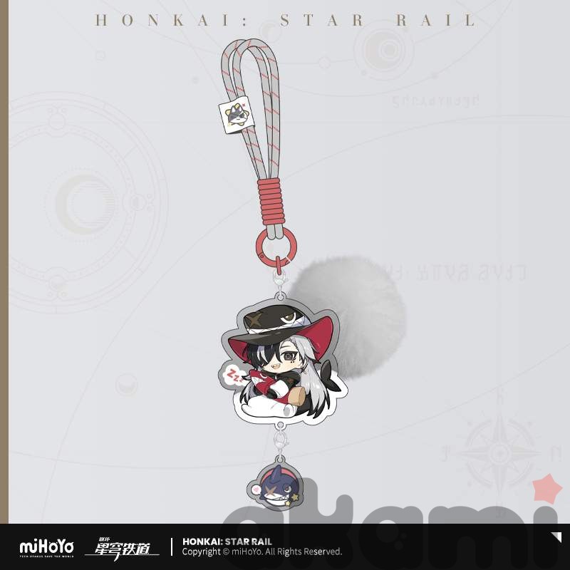 Брелок пушистый Бутхилл Boys Dorm Series (Honkai: Star Rail)